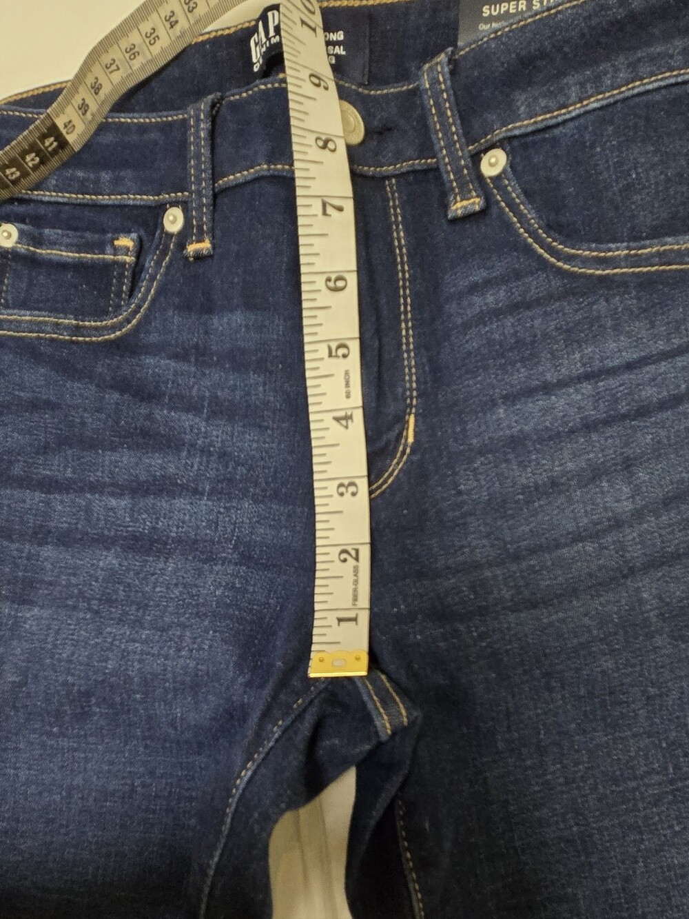 NWT Gap Denim Mide Rise Jeans Blue Women's Size 4 - Picture 6 of 10